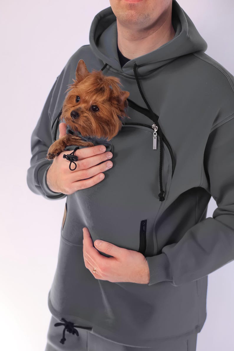 PocketPet Hoodie (Grey)