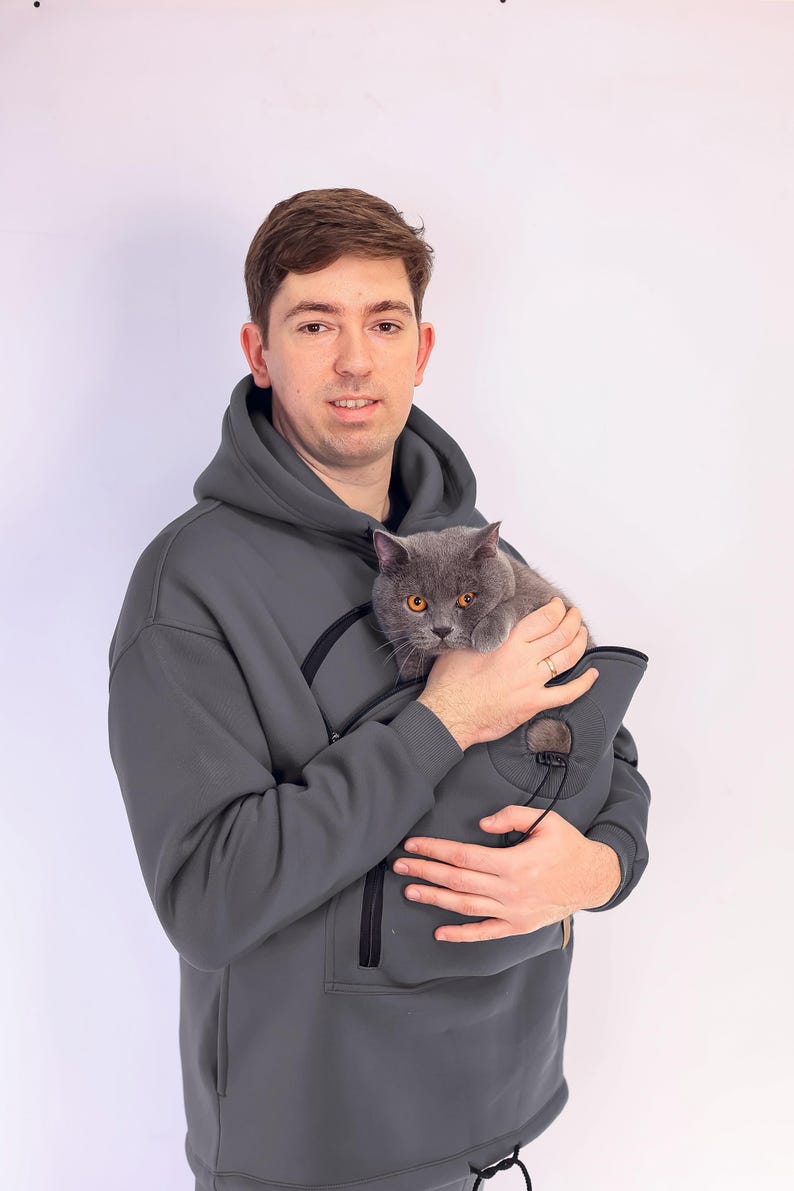 PocketPet Hoodie (Grey)