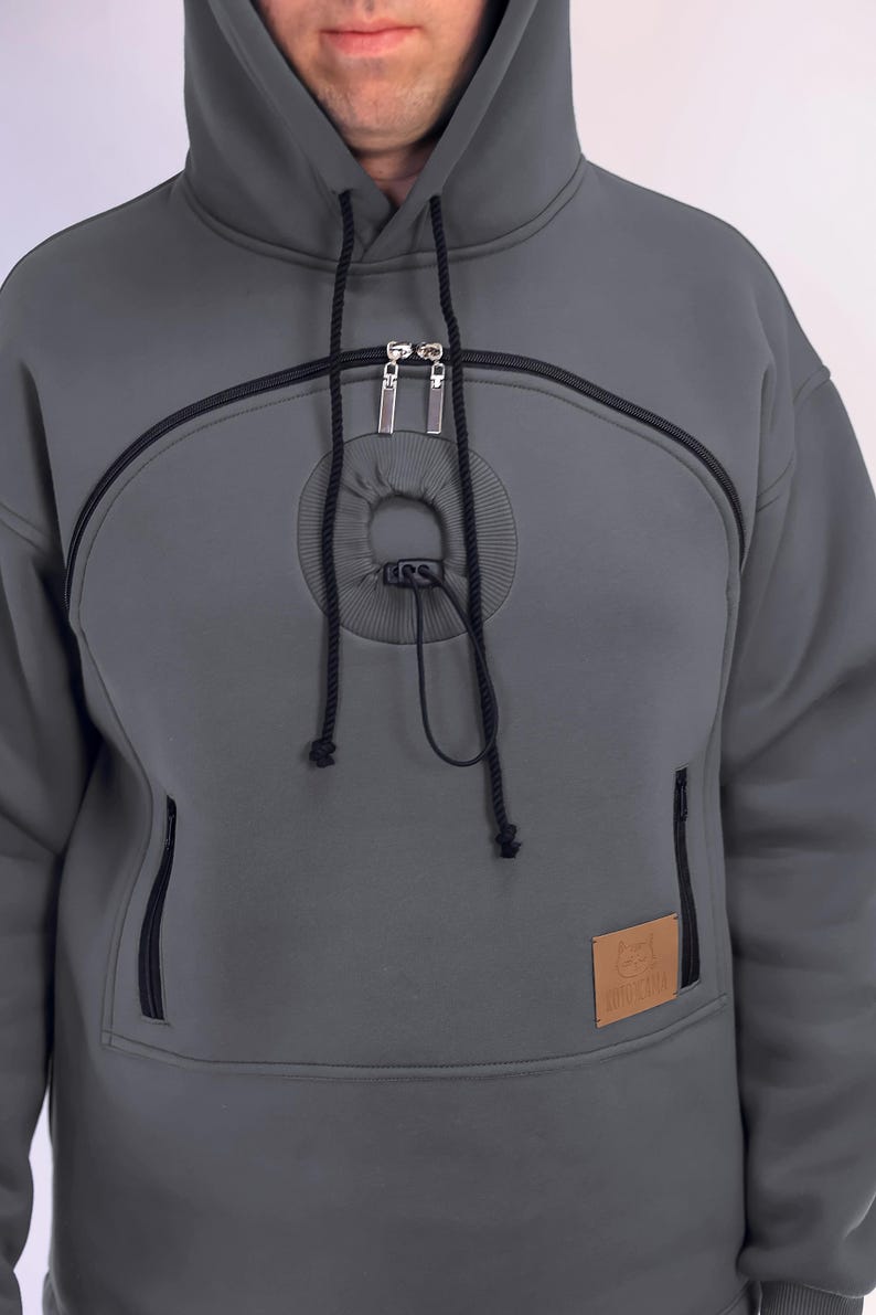 PocketPet Hoodie (Grey)